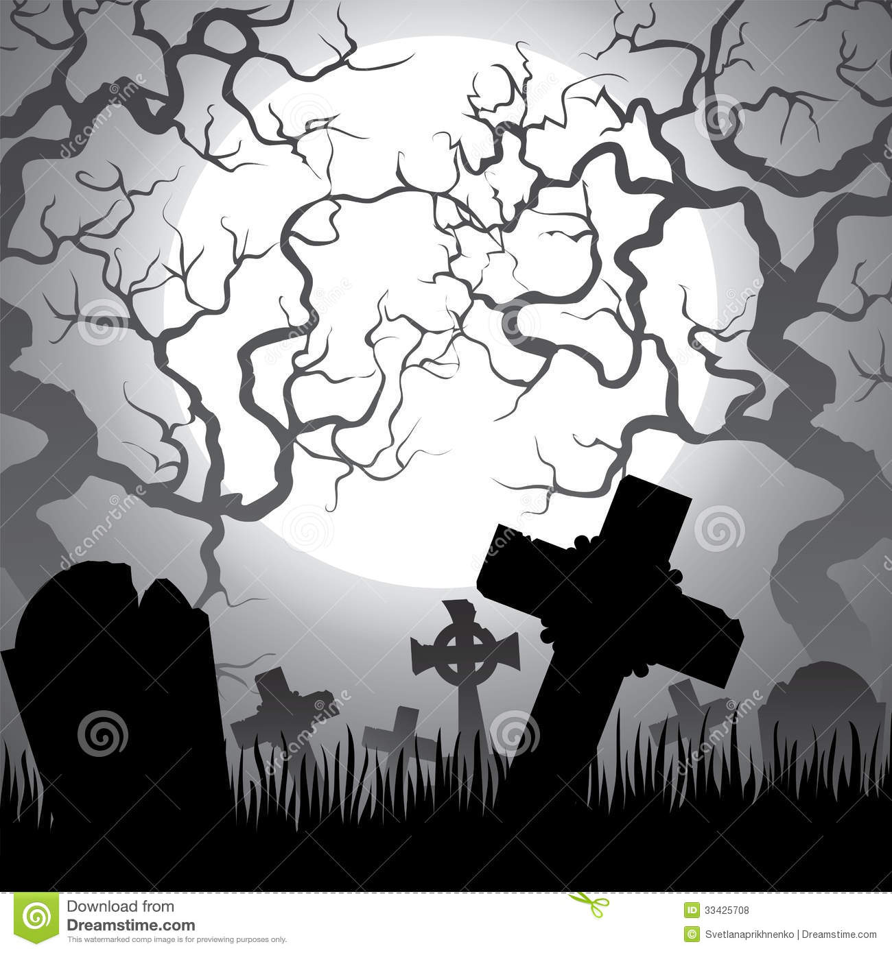 Graveyard clipart - Clipground