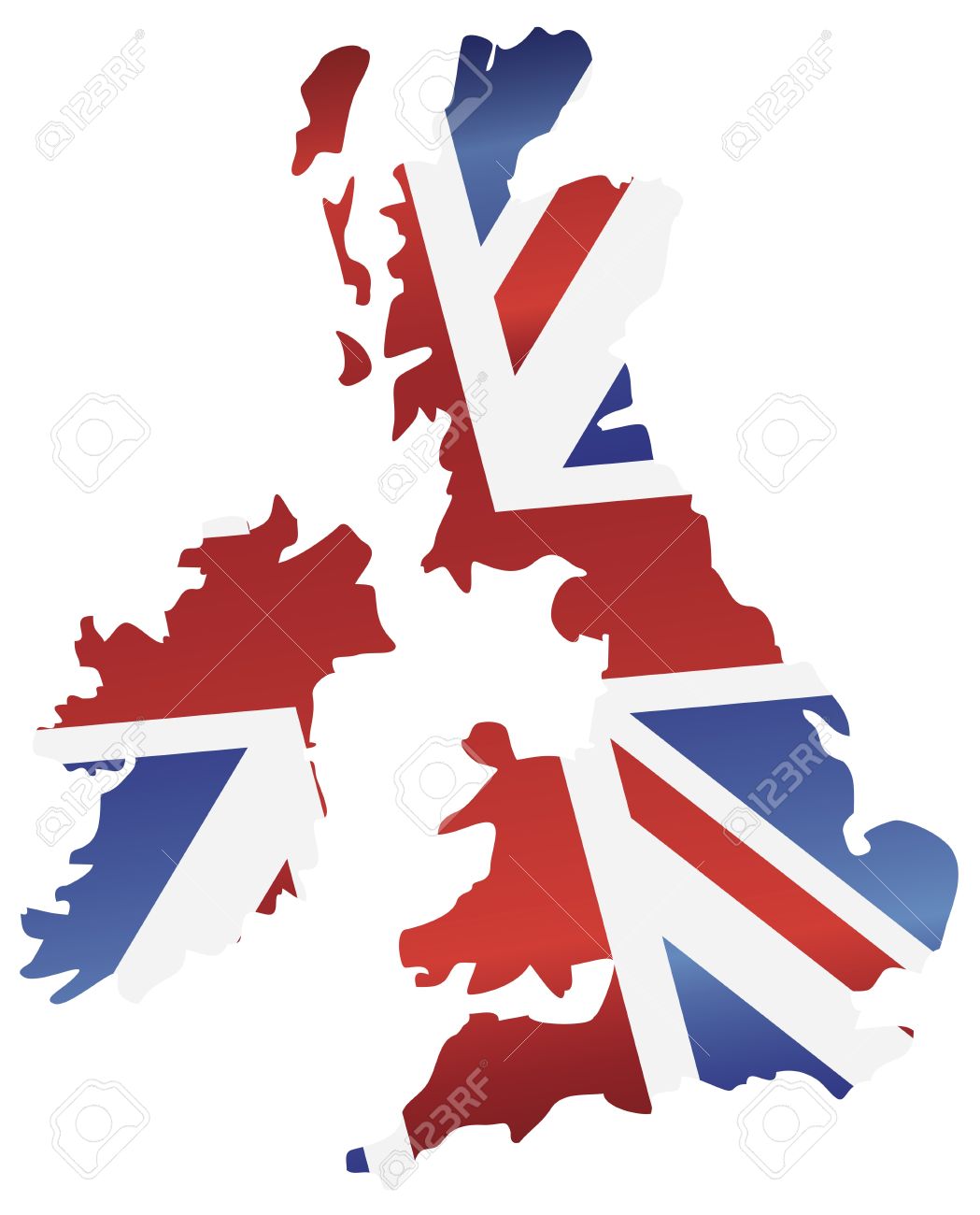 clipart map of great britain - photo #6