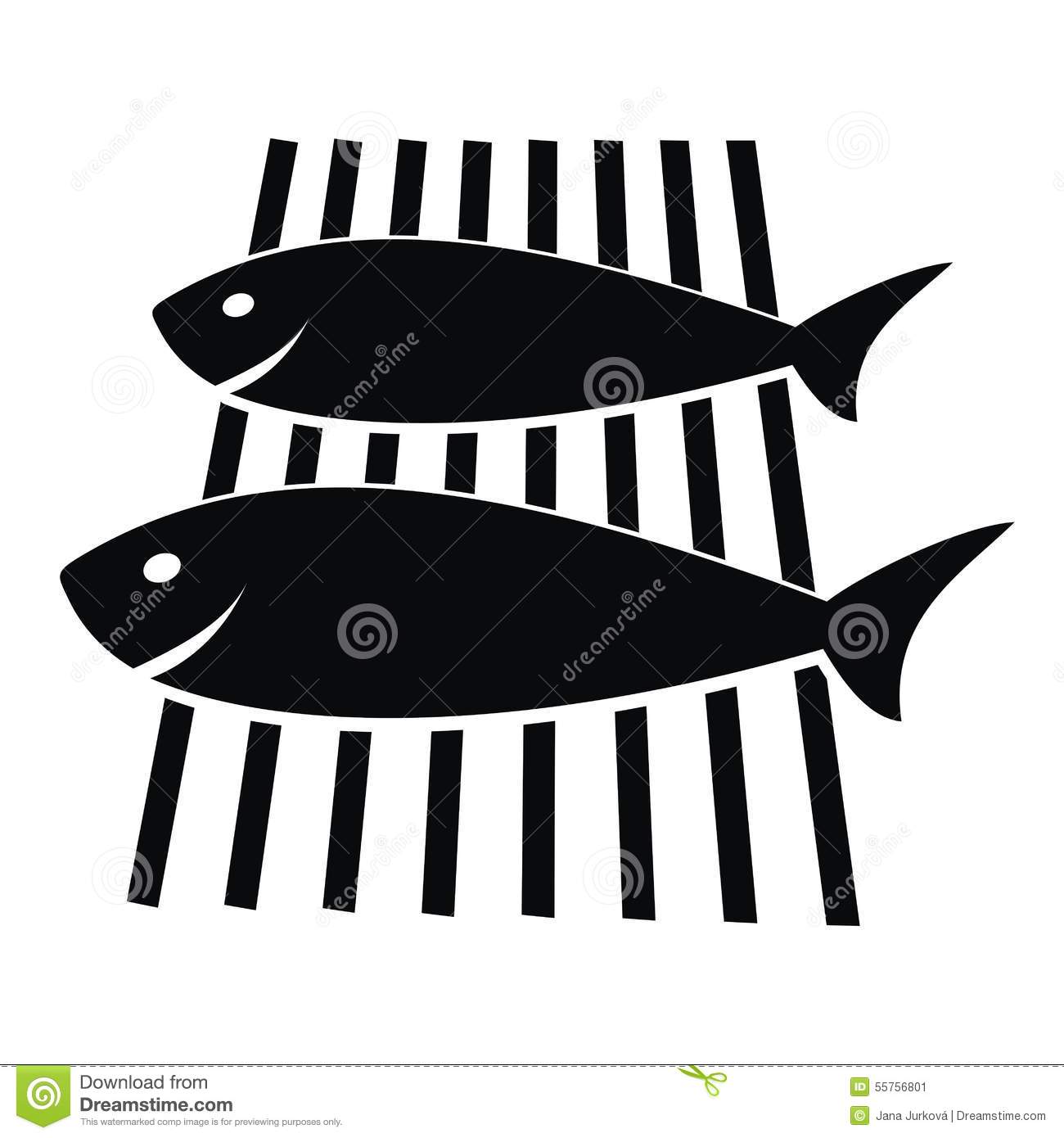 Grilled fish clipart - Clipground