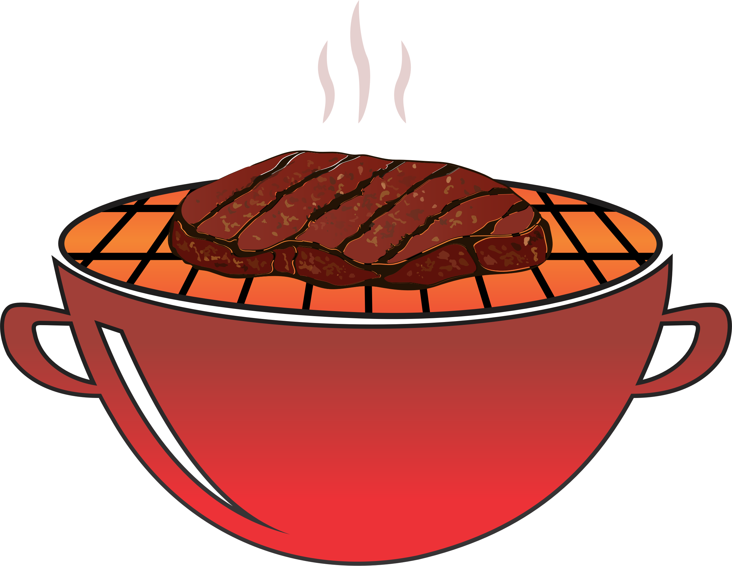Grilled meats clipart - Clipground