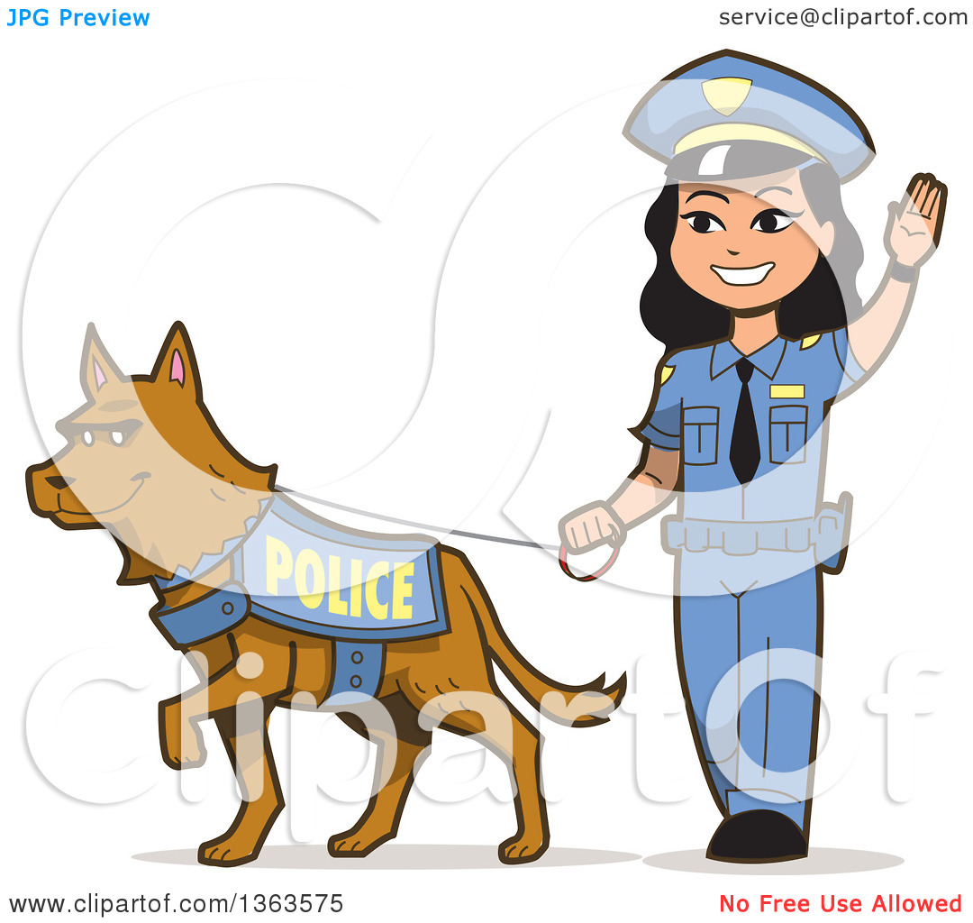 free clipart police dog - photo #16