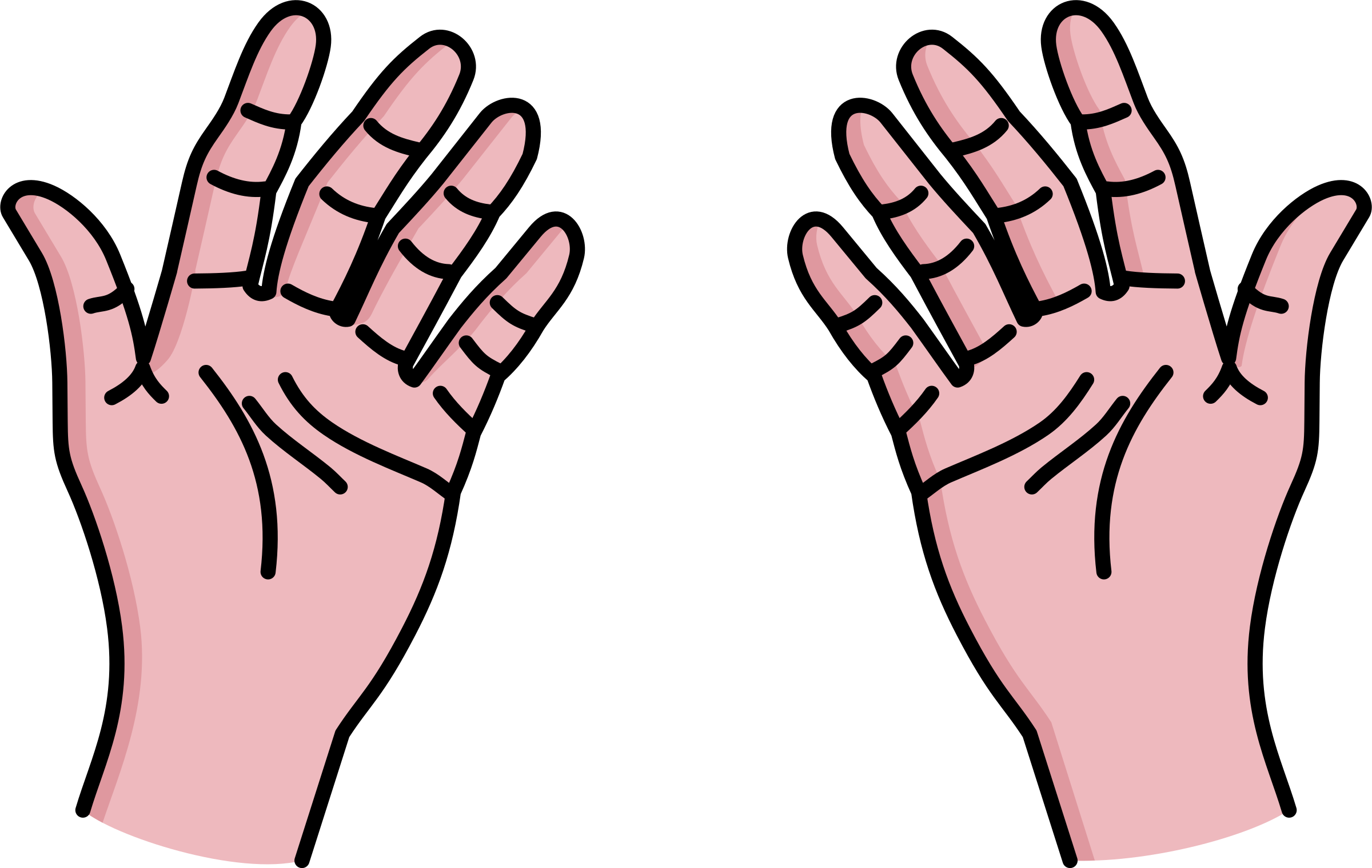 The hands on the clipart - Clipground