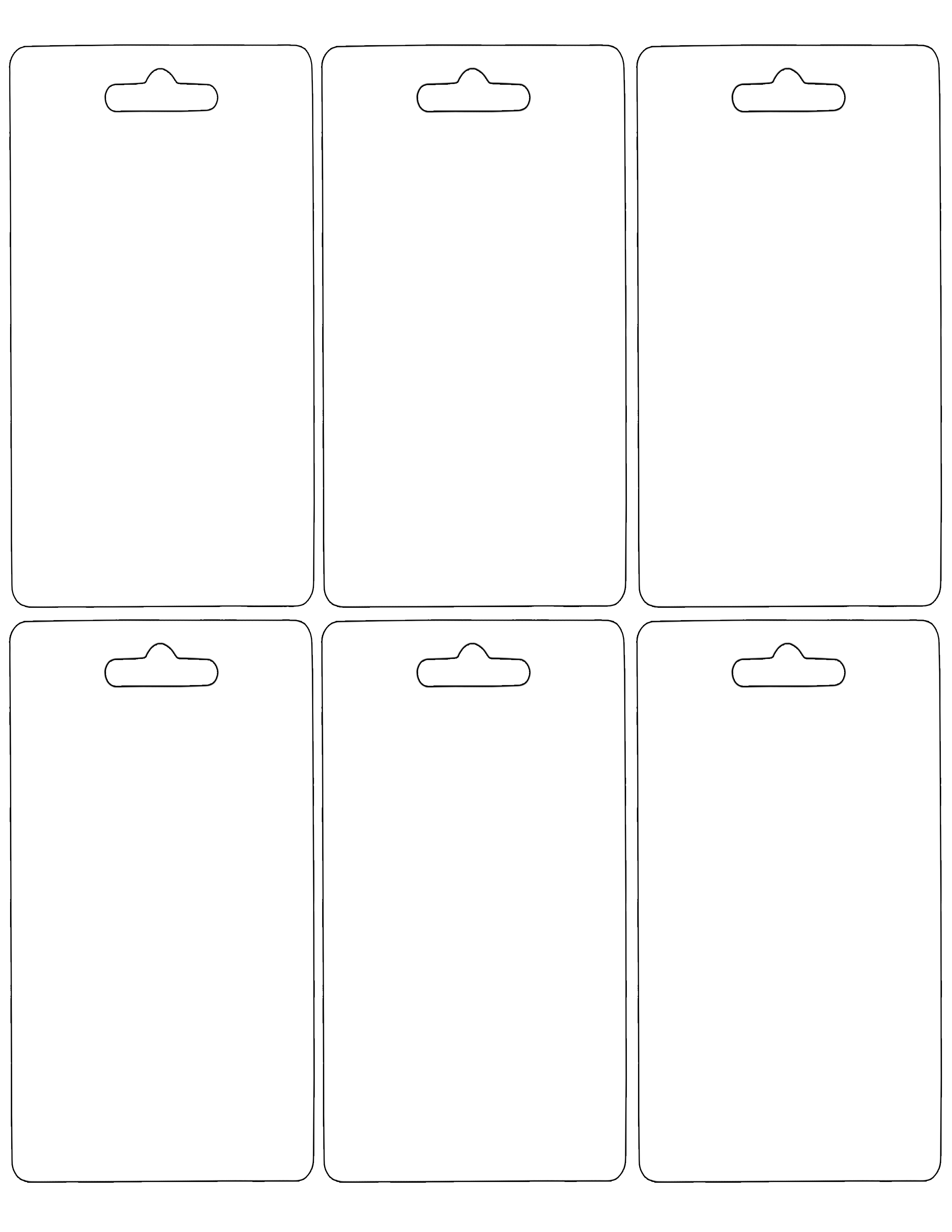 Printable Hang Tags Templates