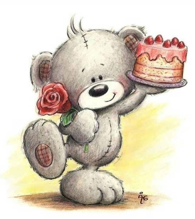 Happy Birthday Teddy Bear Clipart Px Image