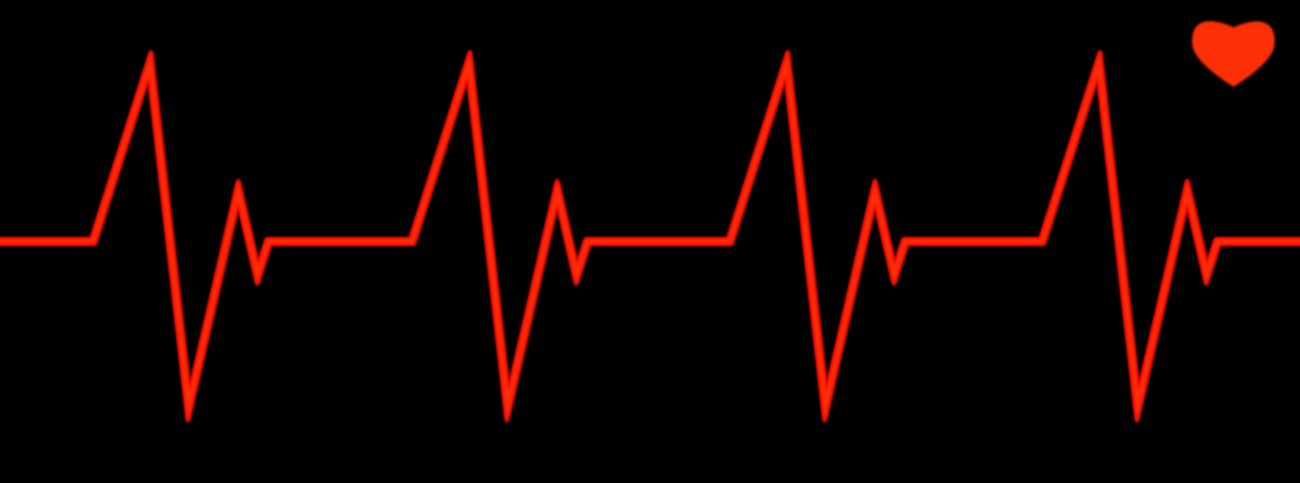 heartbeat line clipart black and white png - Clipground