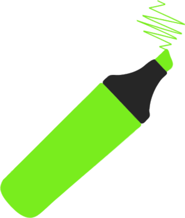 clipart yellow highlighter - photo #12