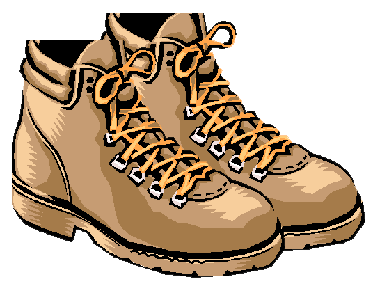 Walking boots clipart - Clipground