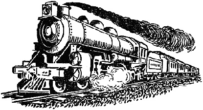 steam train clipart black and white - photo #37