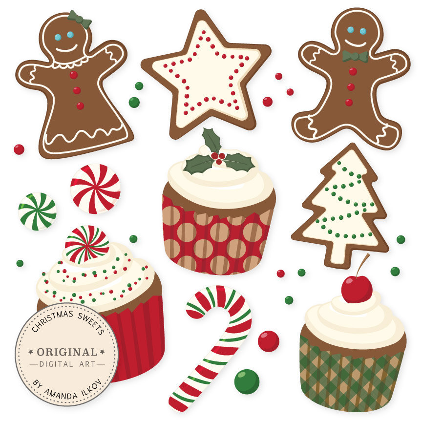 christmas cookies clipart - photo #5