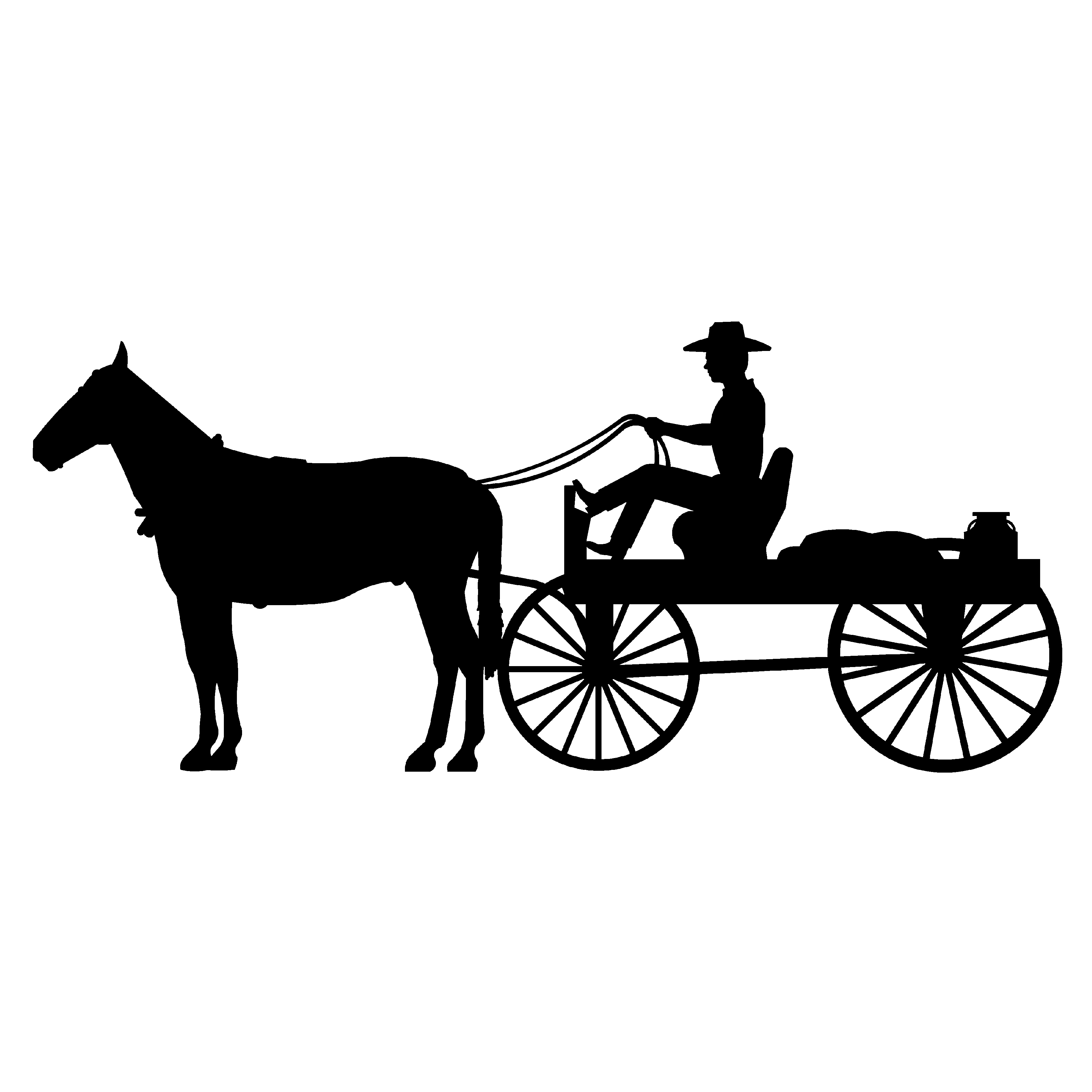 horse and cart clipart - photo #26