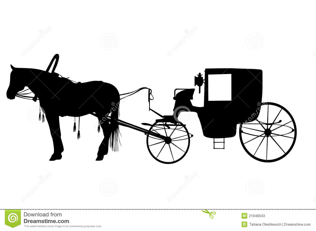horse and carriage clipart - photo #21