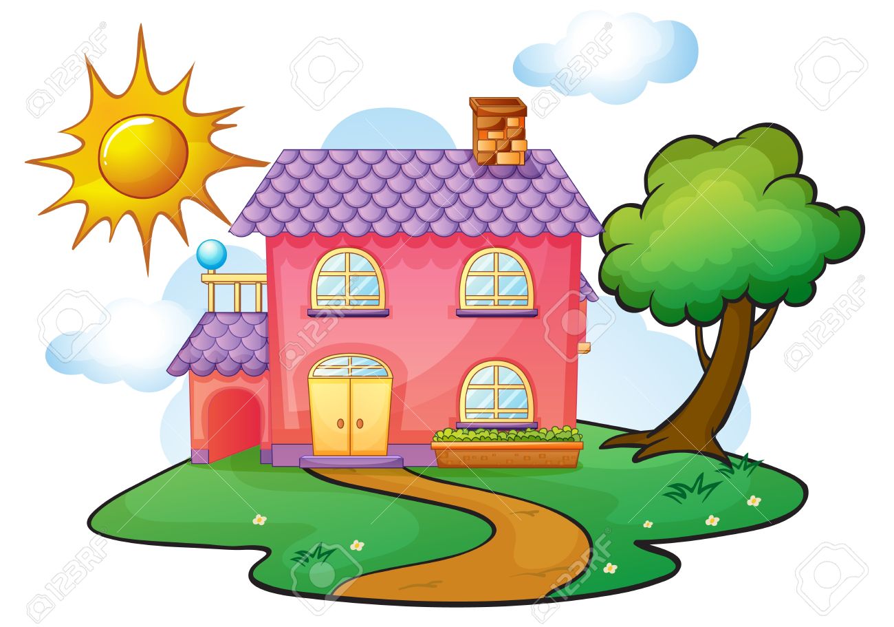 house with garden clipart - photo #7