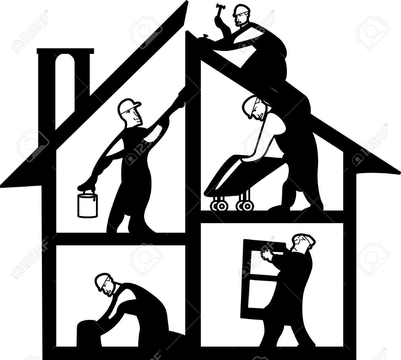 clipart house repair - photo #17