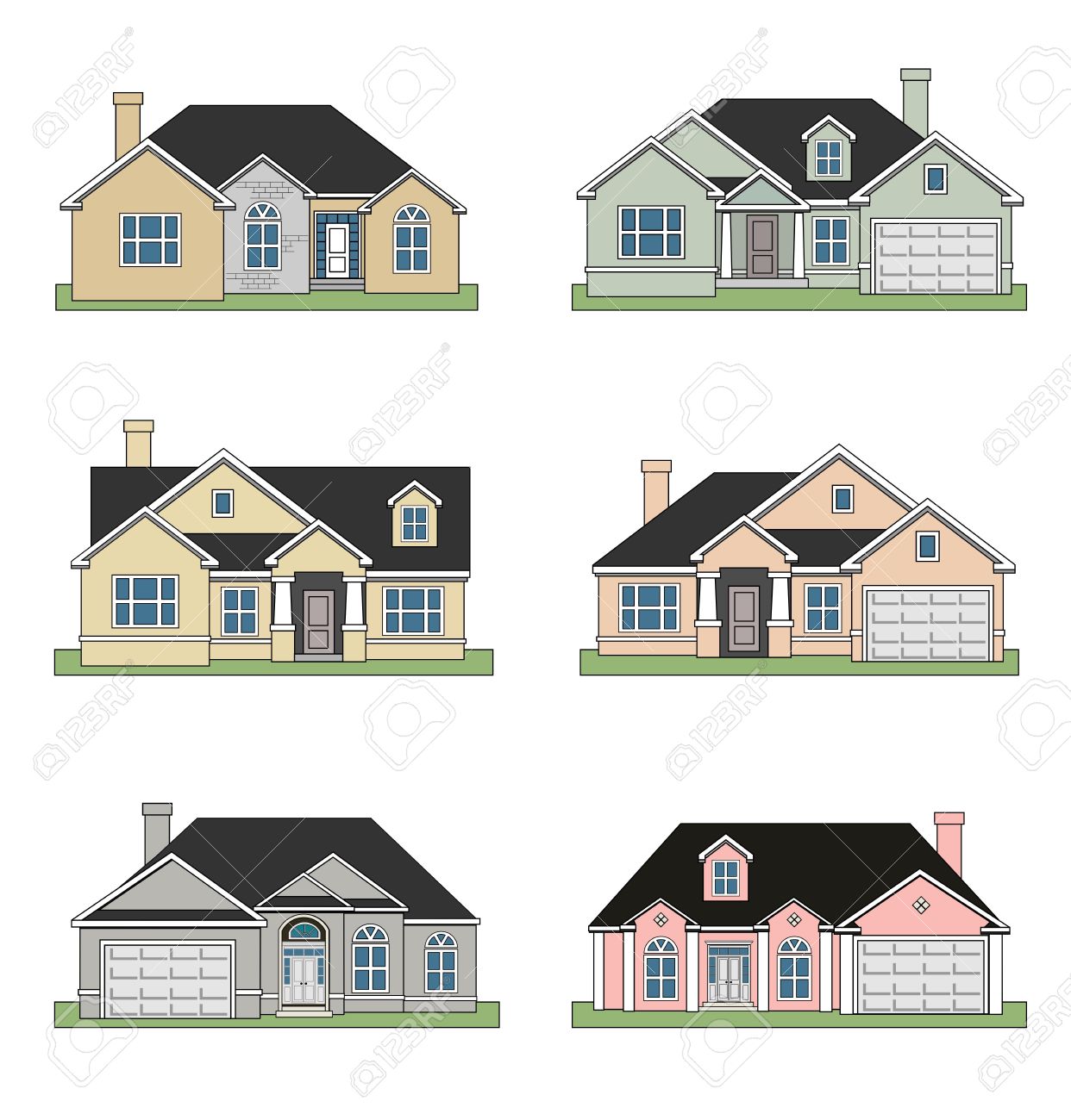 ranch house clipart - photo #13