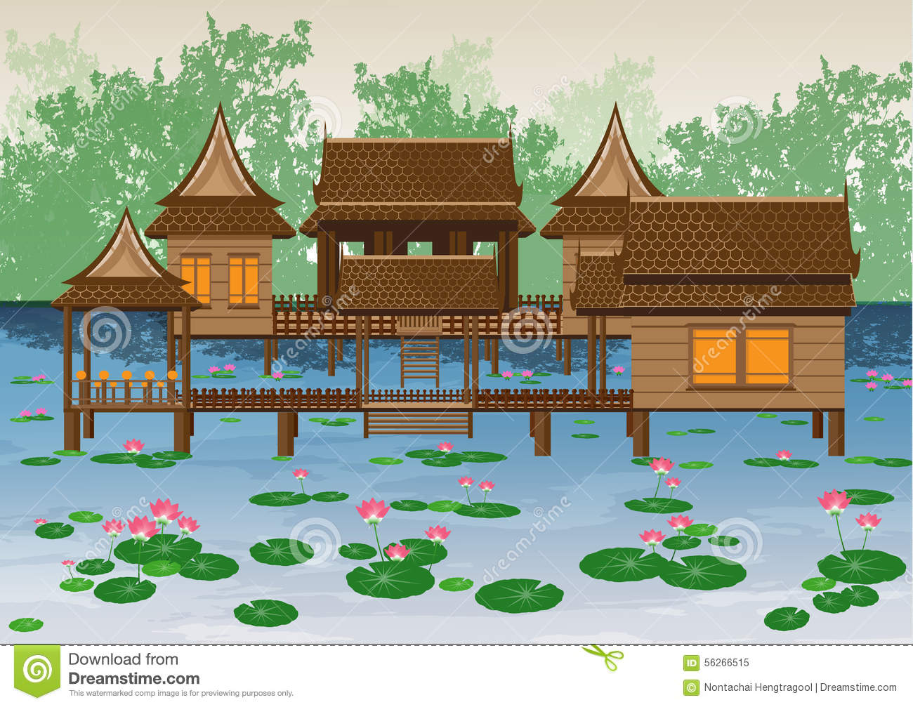 thai house clipart - photo #5