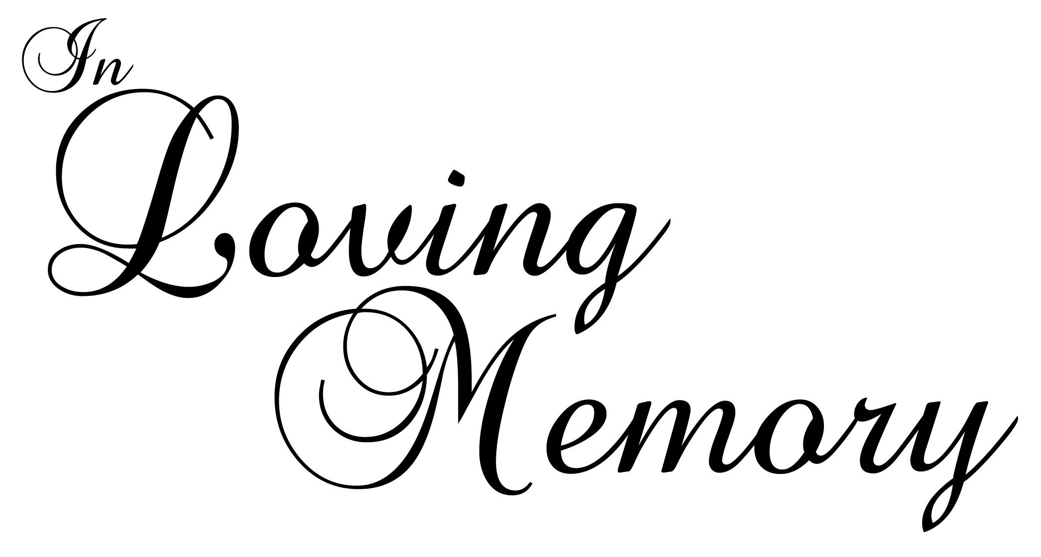 Free Printable In Loving Memory Template Printable Templates Free