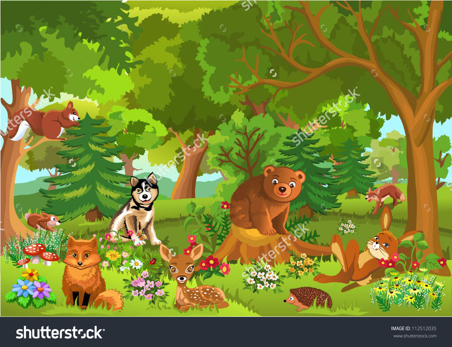 In the forest clipart - Clipground