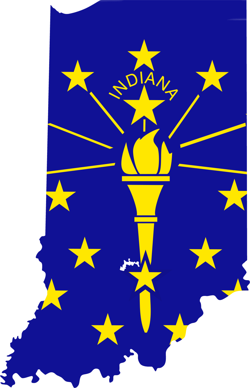 indiana map clipart - Clipground