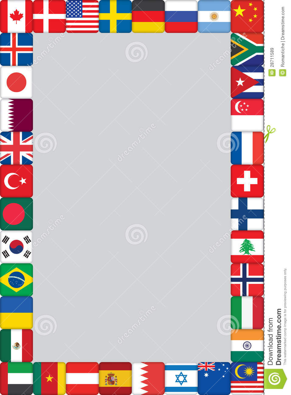 International flags clipart - Clipground