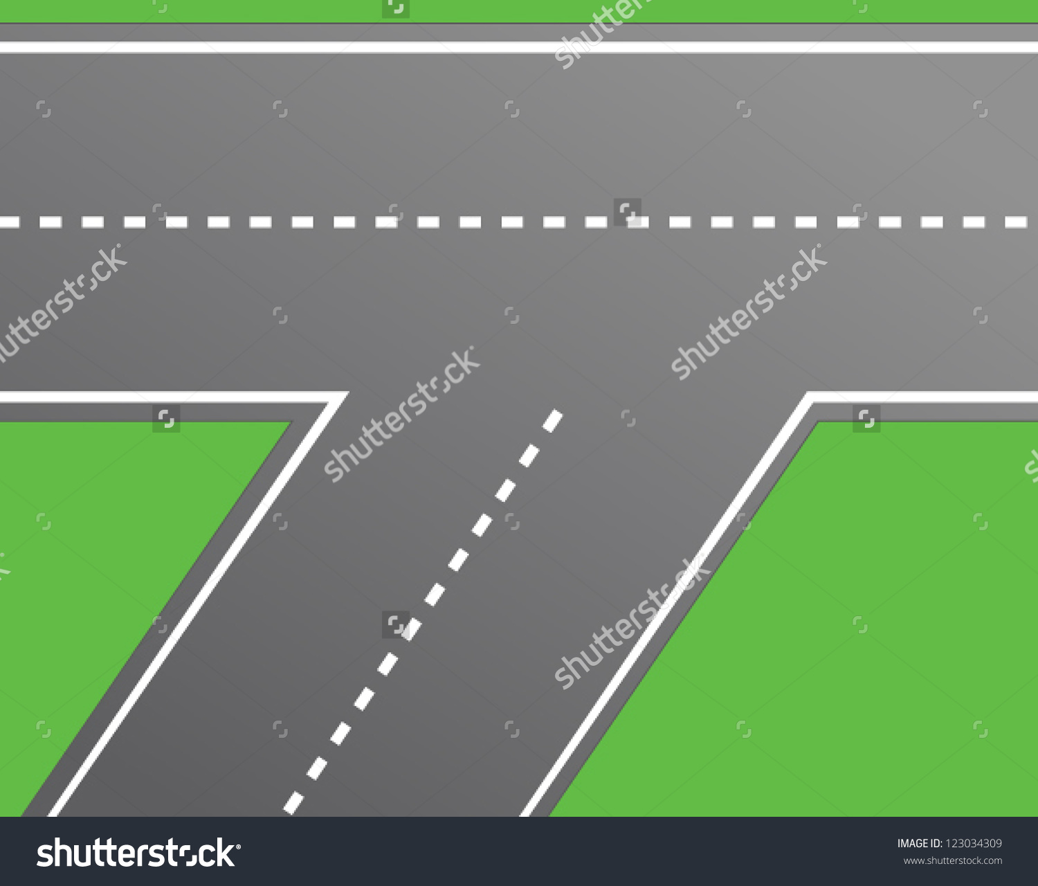 Intersection Road Clipart Clipground