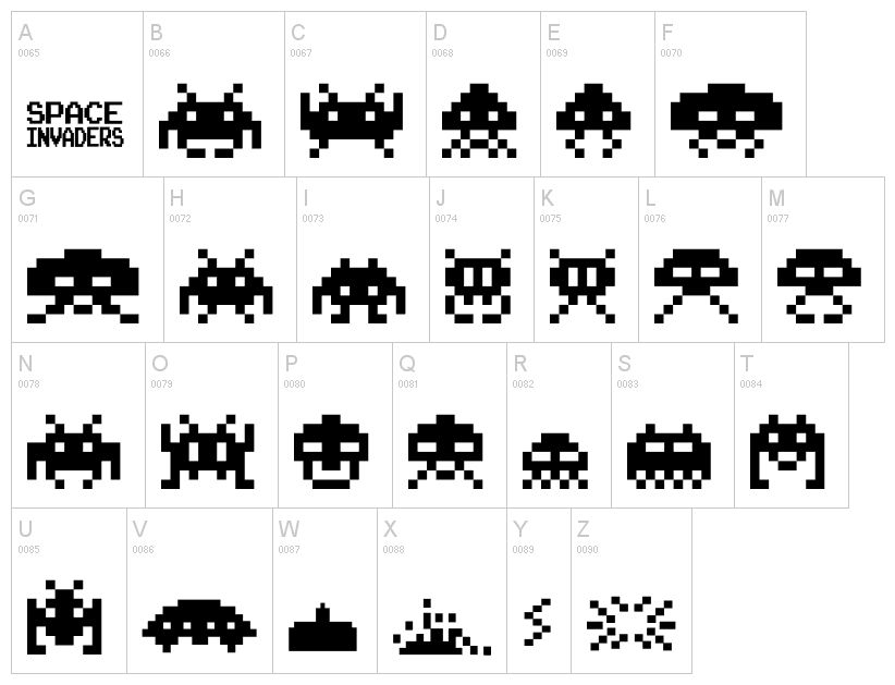 space invaders clipart - photo #14
