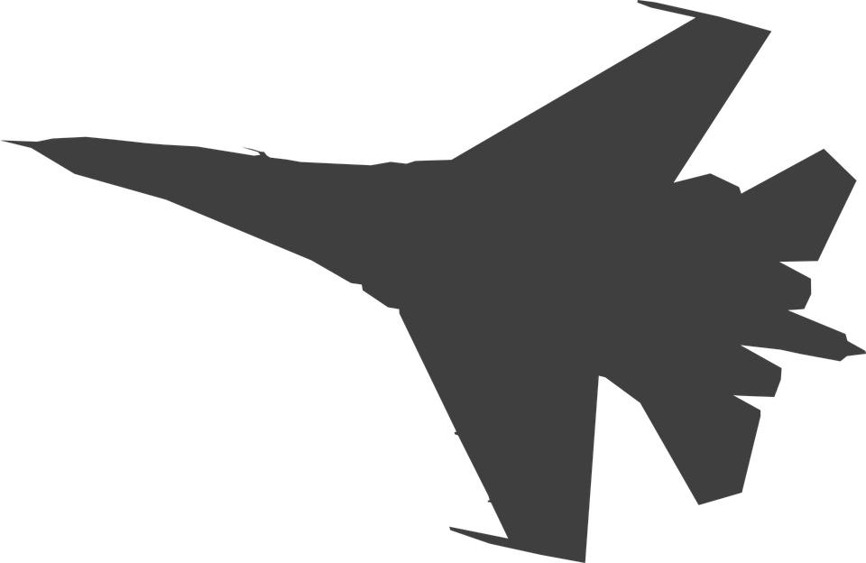 military plane clipart black and white - Clipground