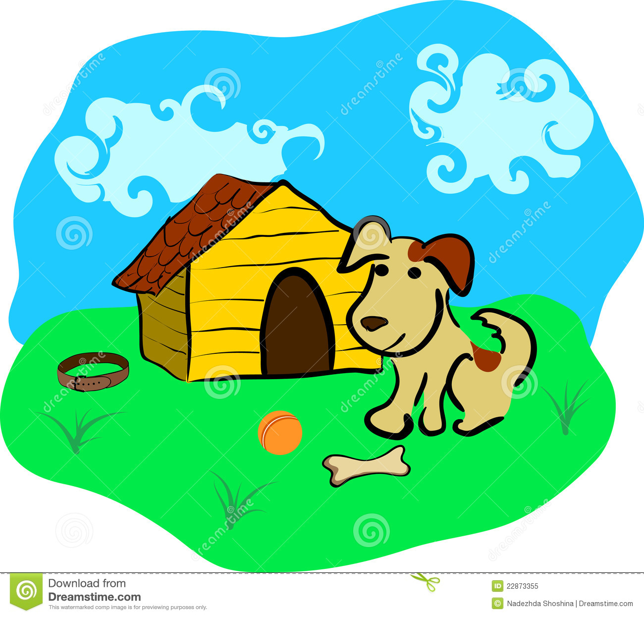 dog kennel clipart - photo #10