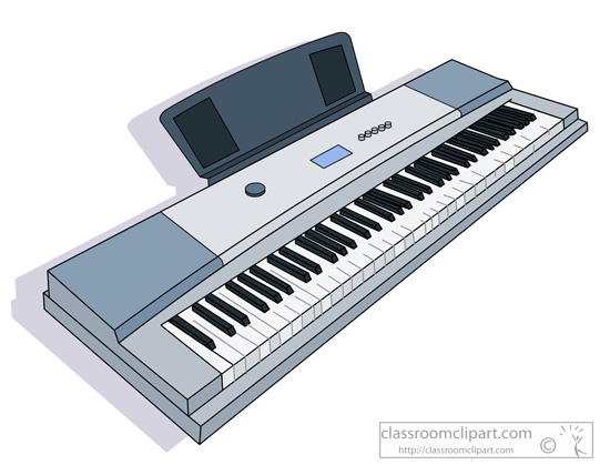 music keyboard clipart - photo #23