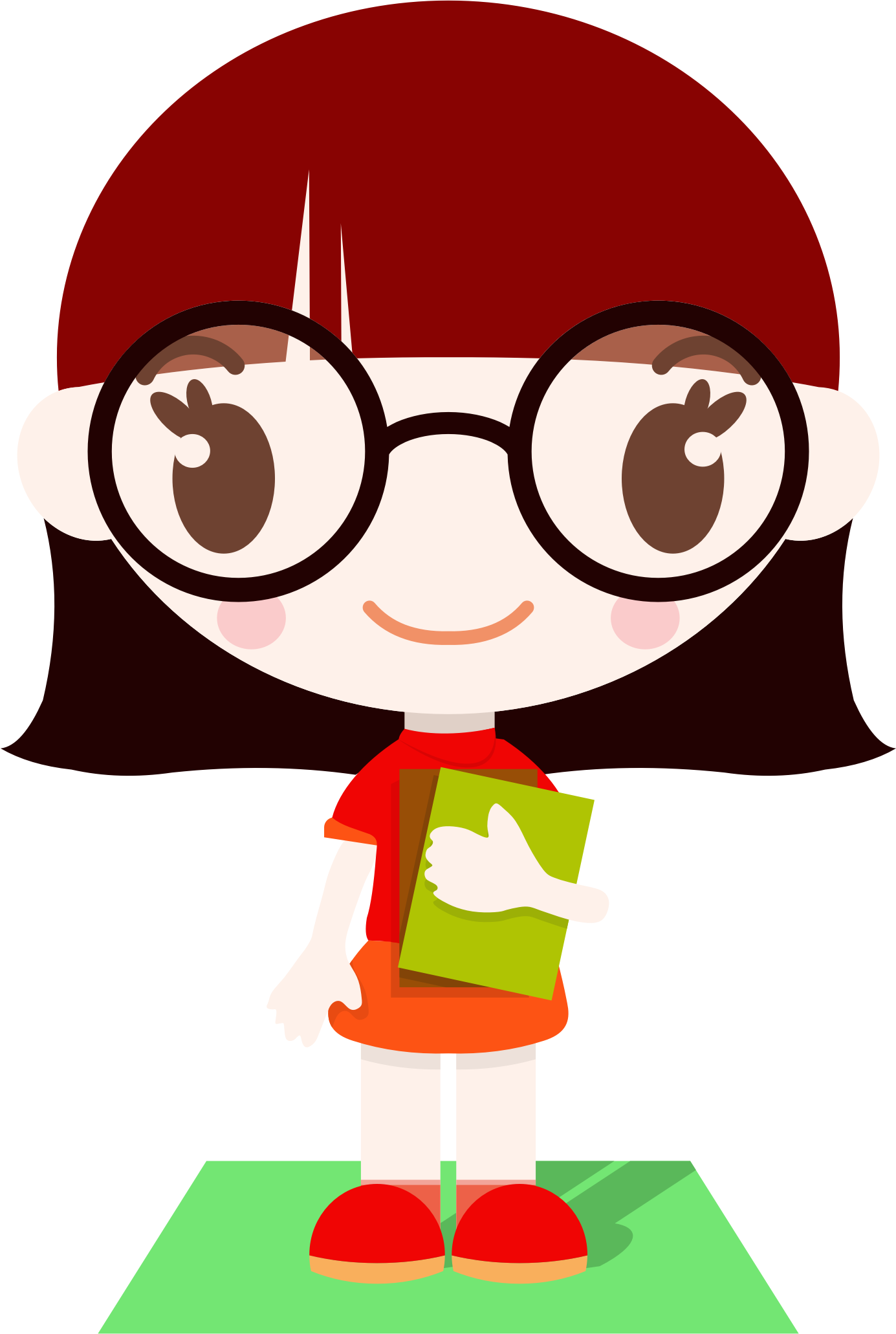 clipart nerd girl - photo #34