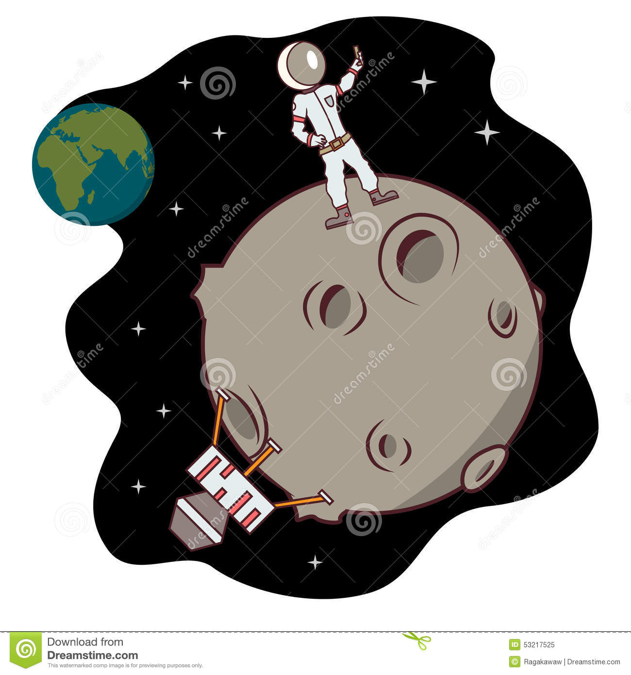moon landing clipart - photo #10