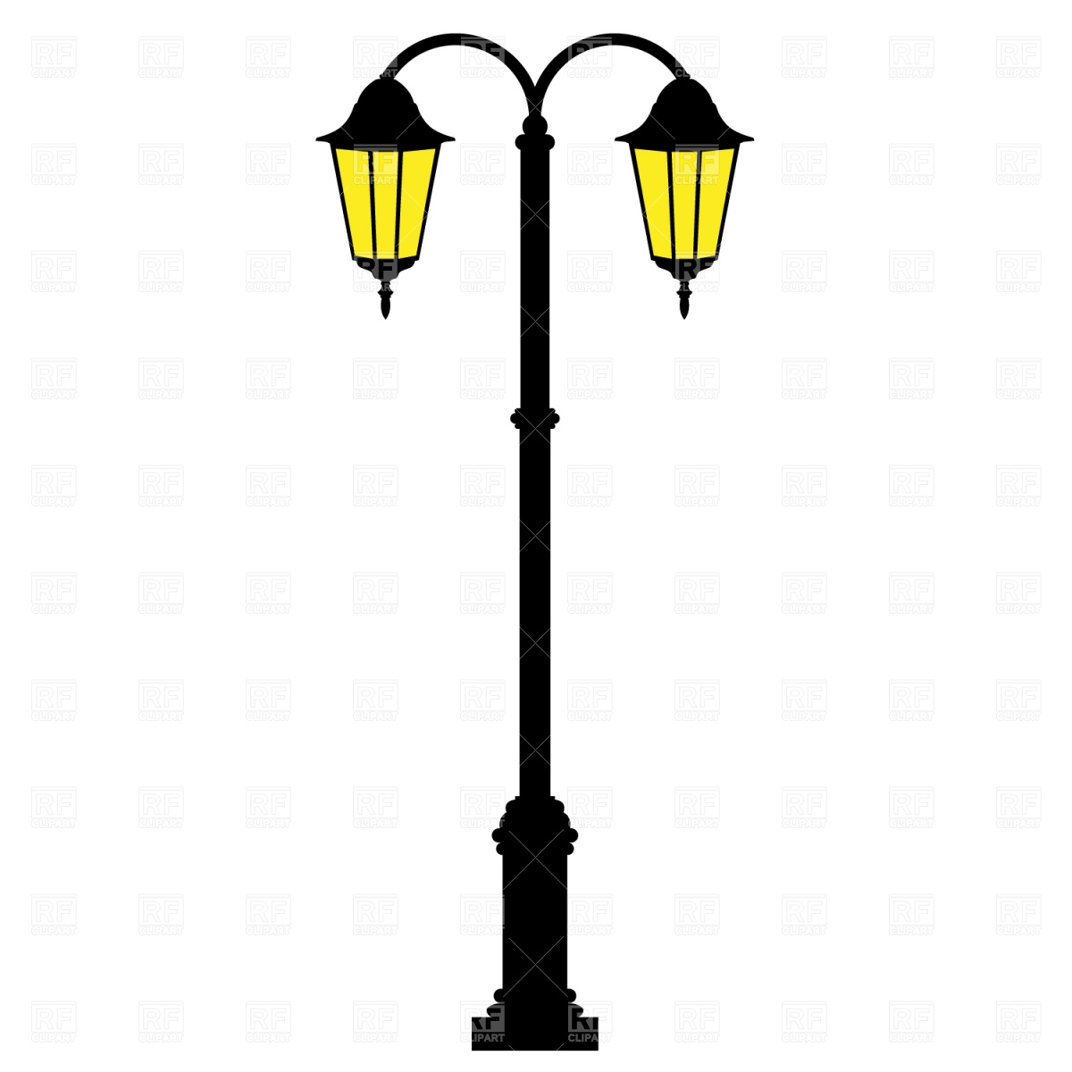 Lamp pole clipart - Clipground