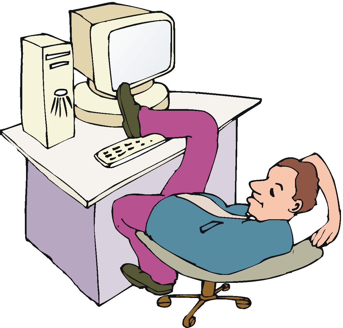 clipart lazy man - photo #13