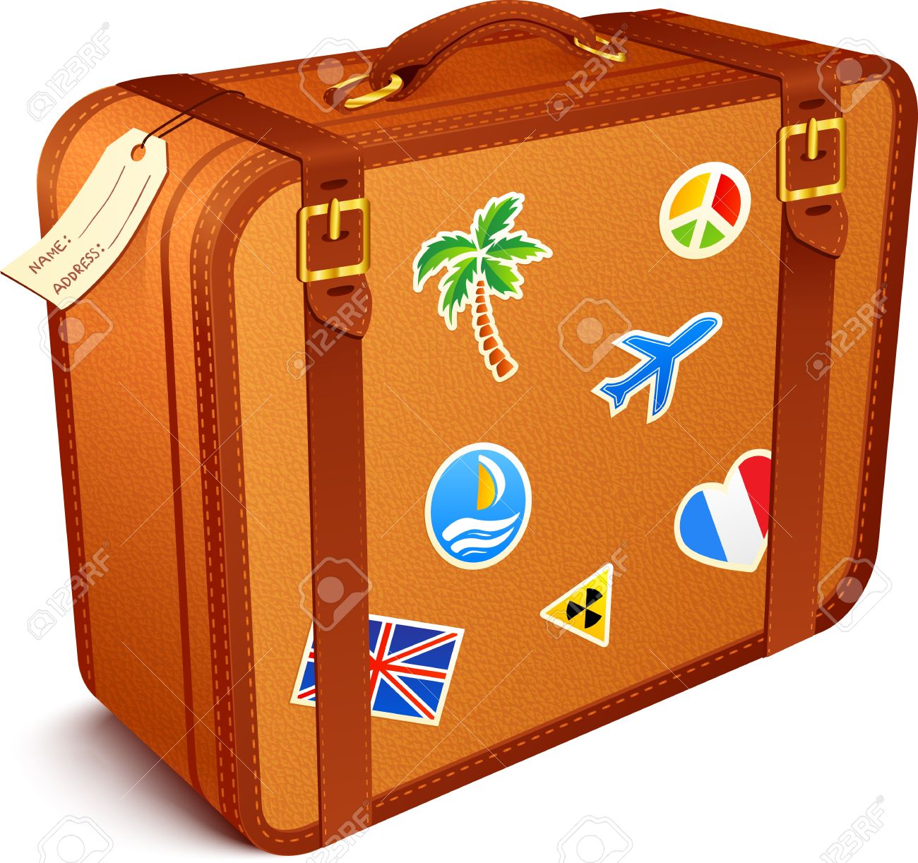 Suitcases clipart - Clipground