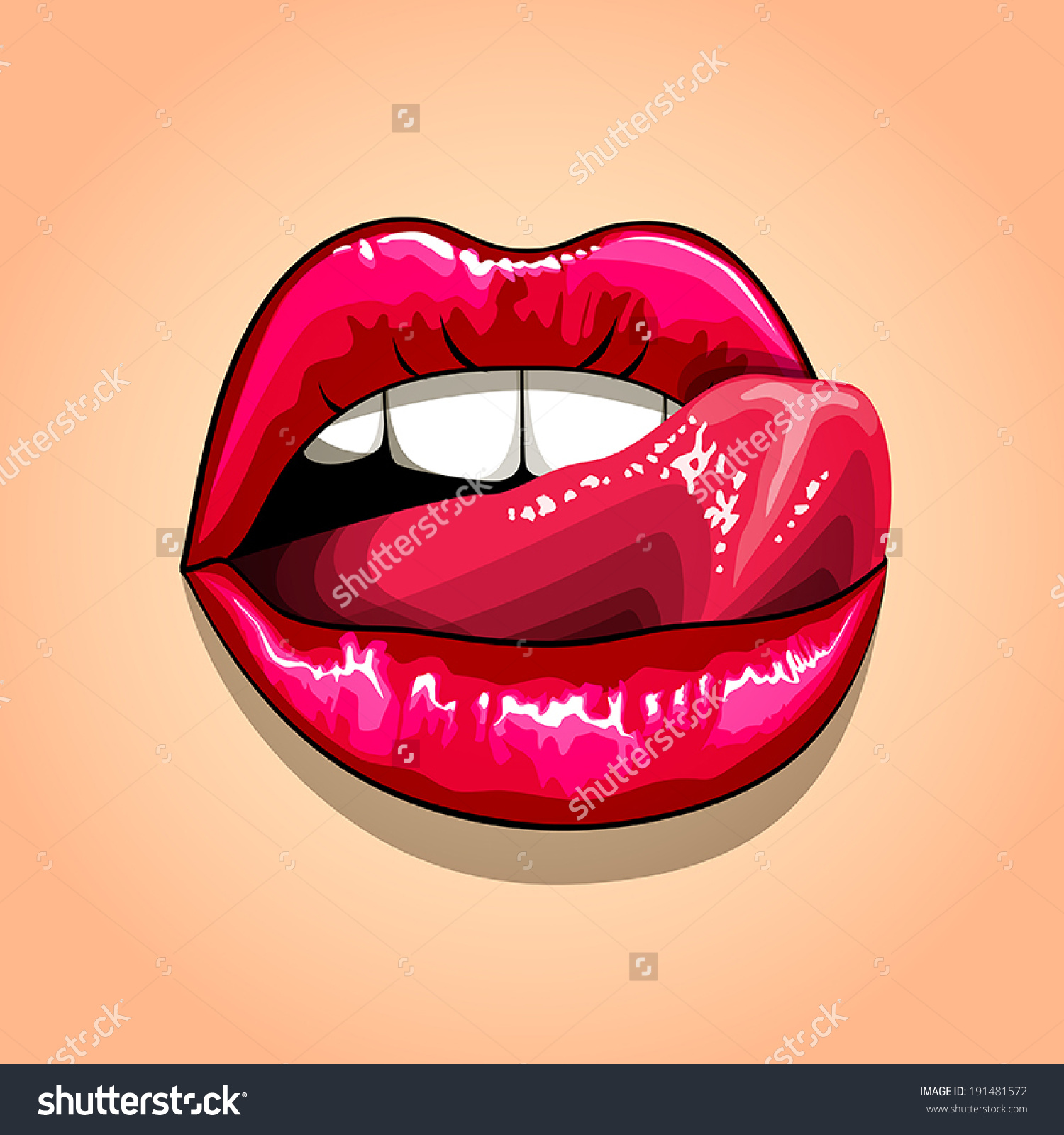 clipart licking lips - photo #7