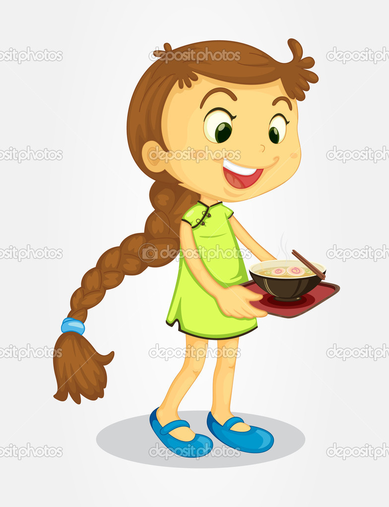 clipart girl with long hair - photo #9