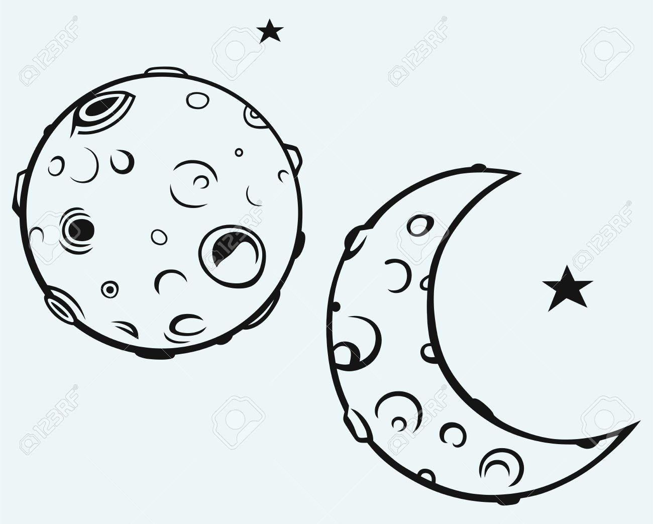 moon crater clipart - photo #34