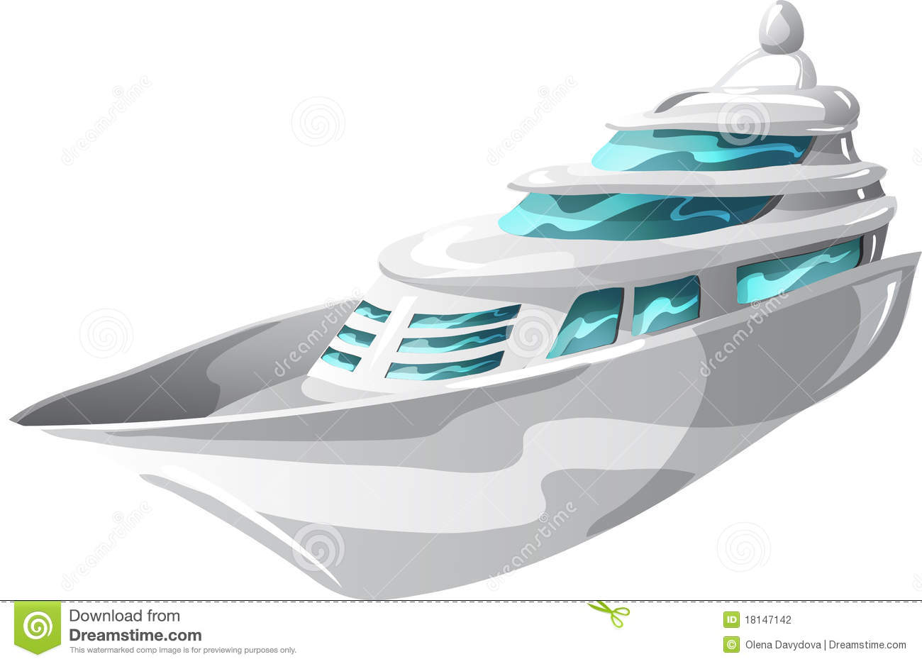 luxury yacht clipart - photo #5