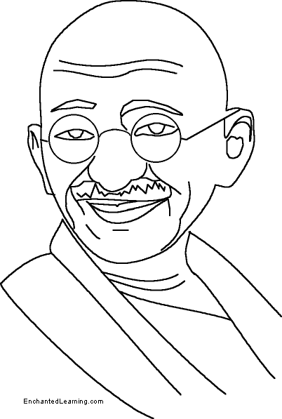 Mahatma gandhi clipart - Clipground