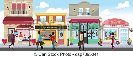 Shopping centre clipart - Clipground