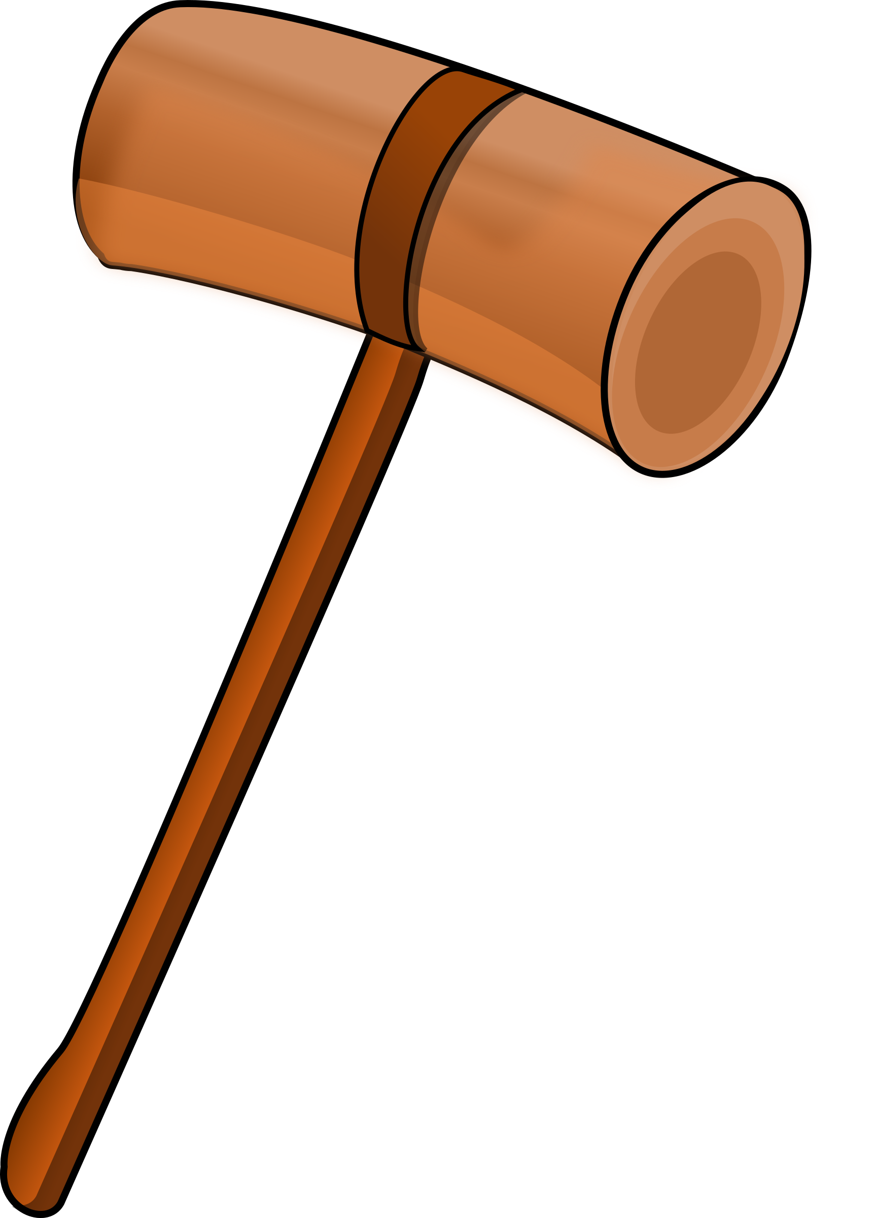 Wooden hammer clipart - Clipground