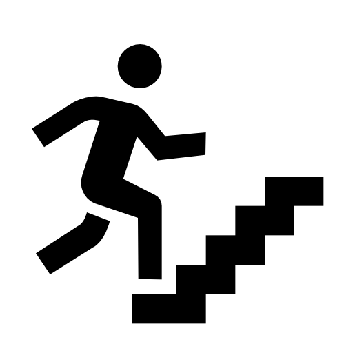 clipart man climbing stairs - photo #16