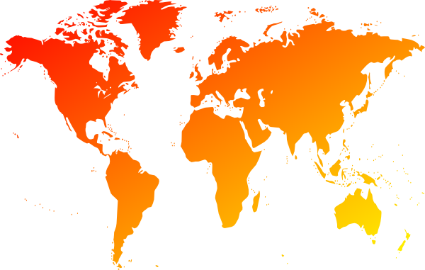 Map of the world clipart - Clipground