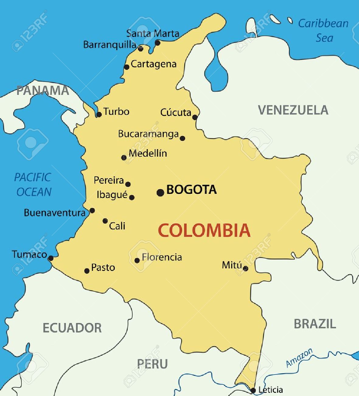 Ubicacion De Colombia - SEONegativo.com