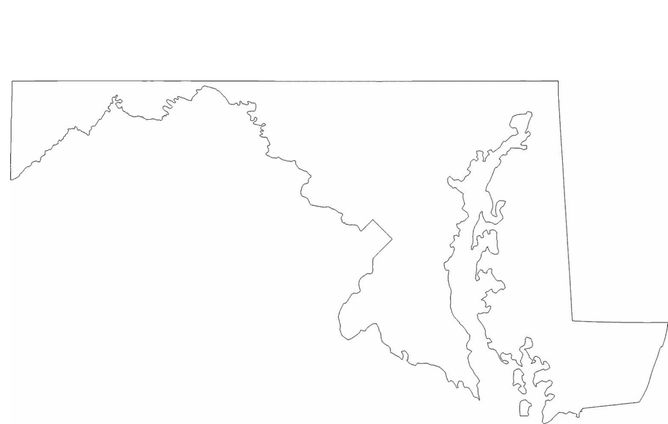 maryland outline clipart free - Clipground