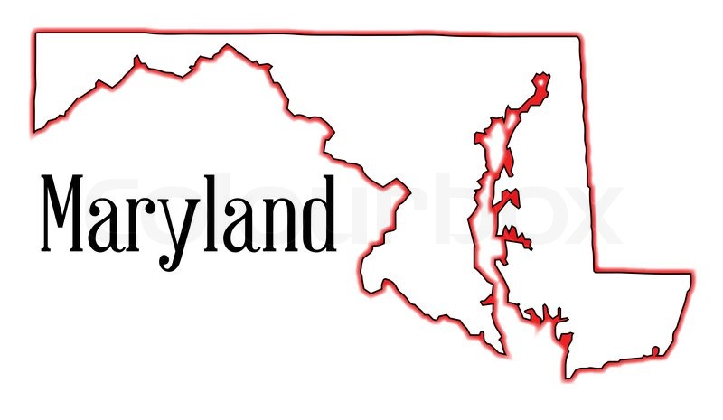 maryland outline clipart free - Clipground