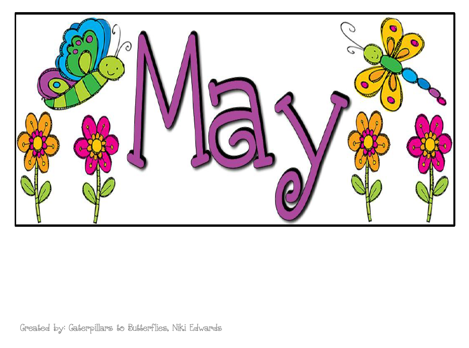 May Calendar Heading Clipart Clipground