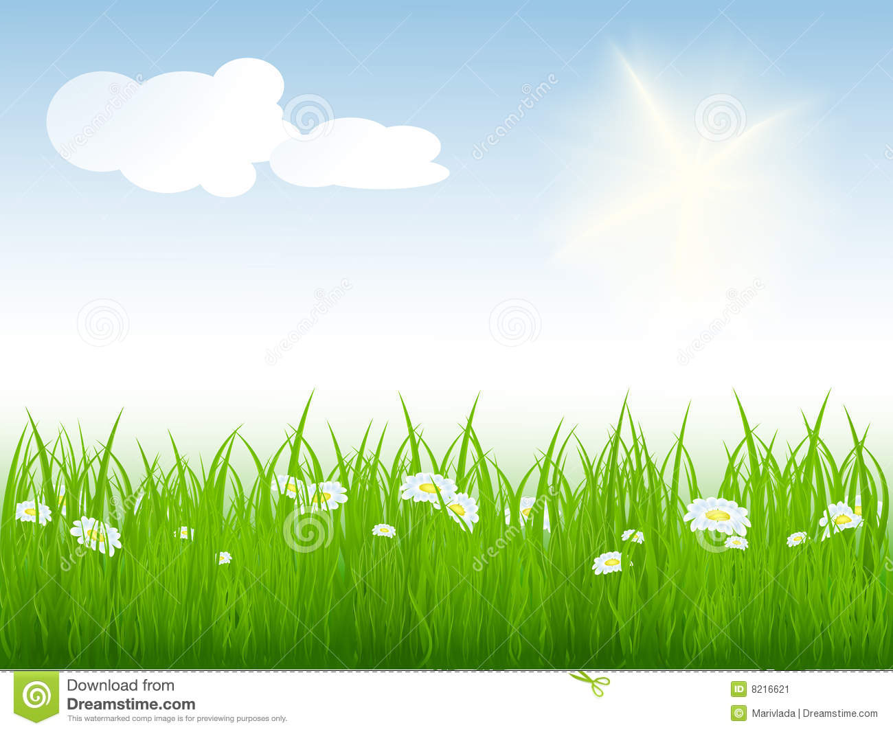 flower meadow clipart - photo #33