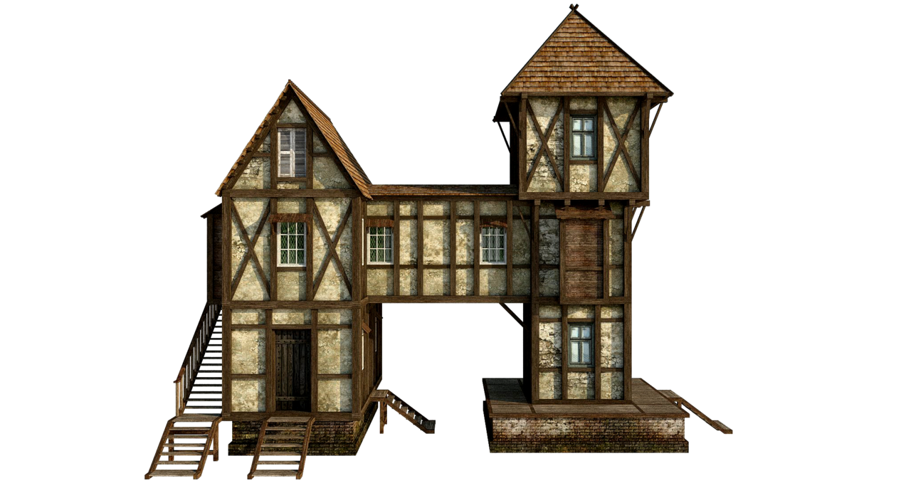 medieval house clipart transparent - Clipground