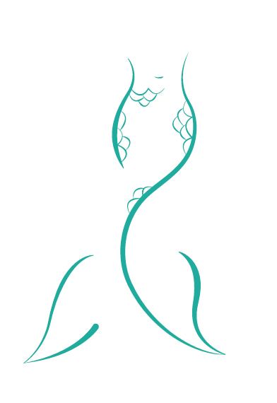 mermaid tail coming out of the water clipart - Clipground