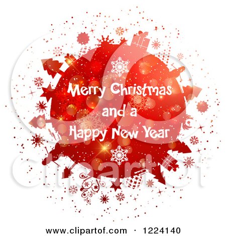 merry christmas and happy new year clipart free - Clipground